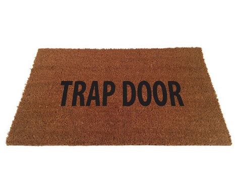 Trap Door Doormat Trap Door Welcome Mat Funny Doormat Etsy Trap Door Door Mat Doors