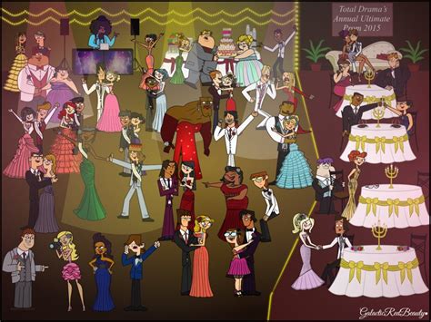 Total Drama S Annual Ultimate Prom 2015 By Galactic Red Beauty On Deviantart Total Drama
