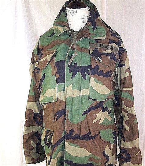 Us Army Field Jacket Small Short Cold Weather Woodland Camo M 65 Centry