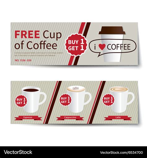 Free Coffee Coupon Template | Master Template