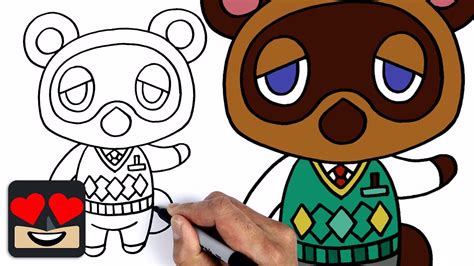 How To Draw Tom Nook Animal Crossing Easy Drawings Dibujos