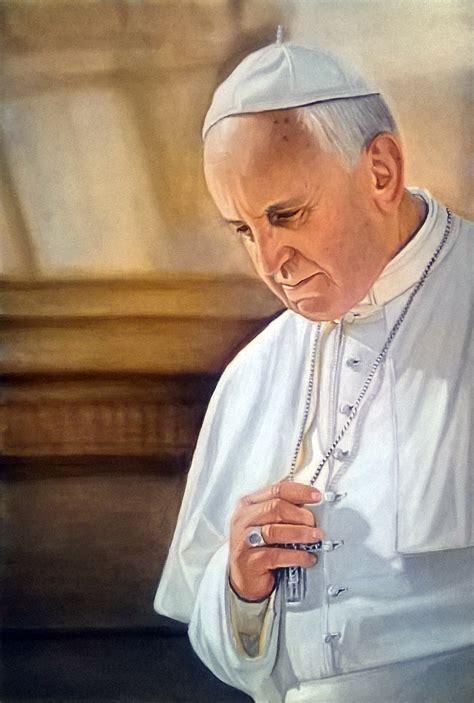 Ritratto a Olio di Papa Francesco | Ritratti su Commissione