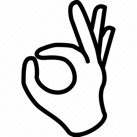 Ok Hand Symbol Png Png Image Collection