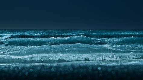 1280x720 Ocean Waves At Night 720p Hd 4k Wallpapers Images