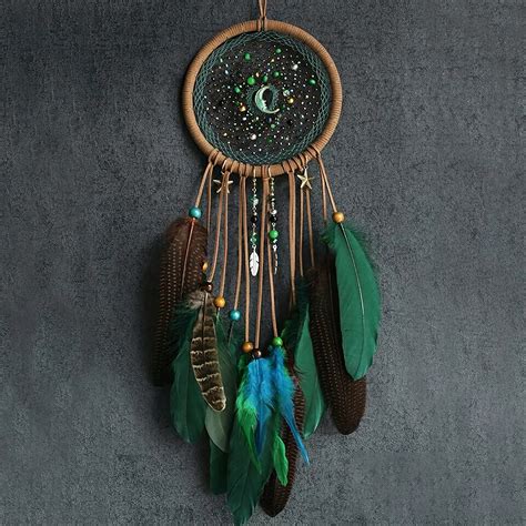 Buy Diy Dream Catcher Kit Crafts For Adultsmoon Design Dream Catchersfeather Hanging With
