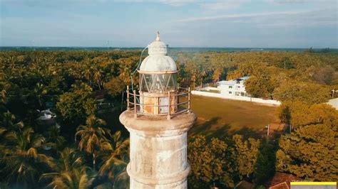 Batticaloa Lighthouse With Dji Mavic Mini Youtube