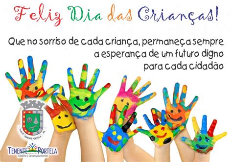Notícia Feliz Dia Das Crianças Prefeitura Municipal De Tenente Portela