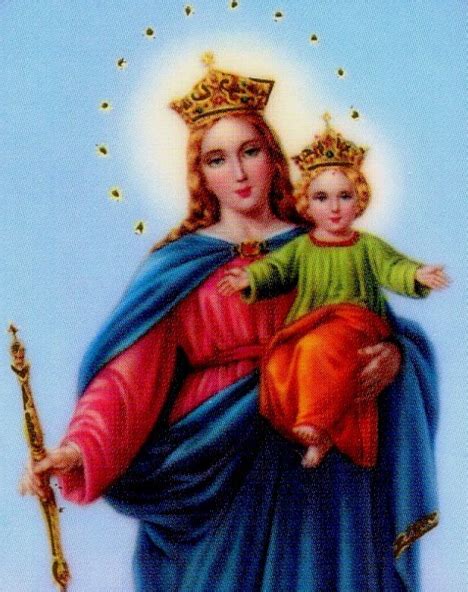 Hail, holy queen enthroned above; Hail Holy Queen (Spanish) Laminated Prayer Card - EB092S ...