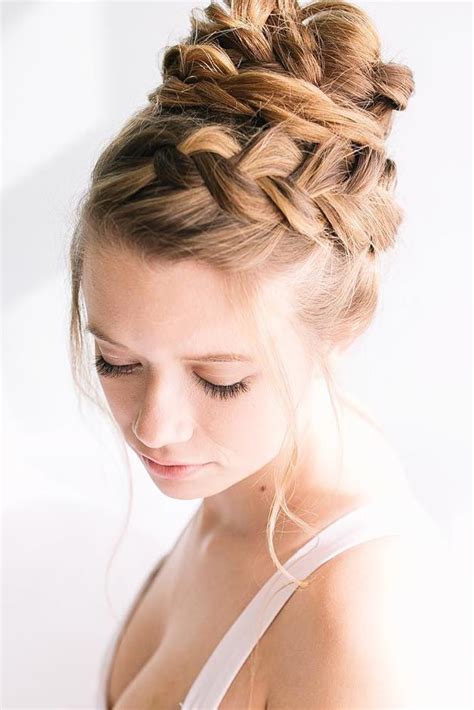 50 Styling Options For A Crown Braid Braided Headband Hairstyle