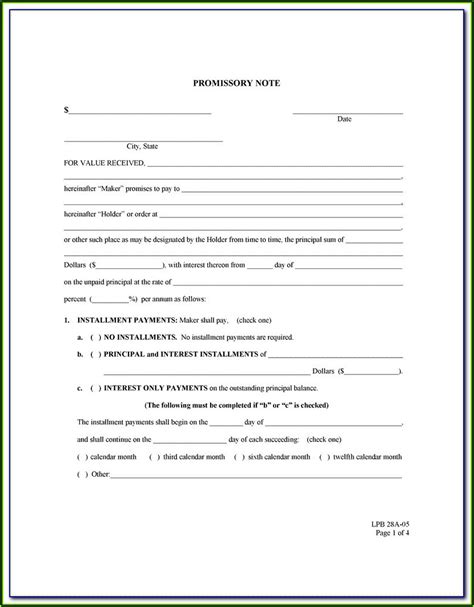 Promissory Note Format India Form Resume Examples Klyr5gw96a