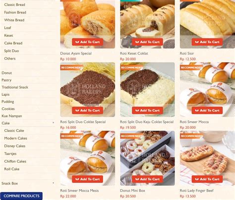 Daftar Harga Kenes Bakery