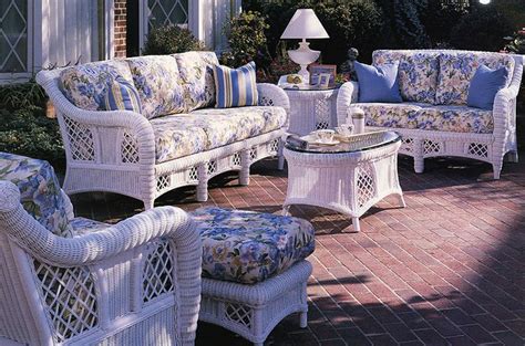 The Carlyle White Patio Furniture Group By South Sea Rattan White