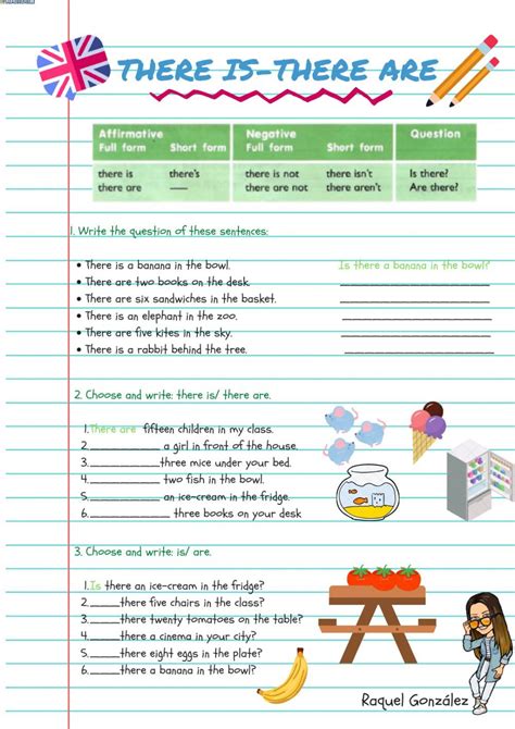 There is a spider on the table. There is- There are - Interactive worksheet | Ejercicios ...