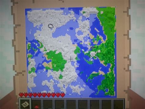 Solucionado Minecraft Console Usando El Elemento Del Mapa