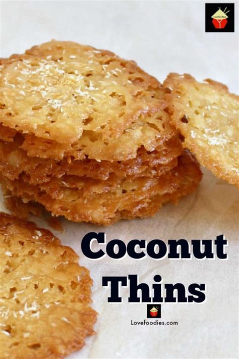 Coconut Thins Lovefoodies