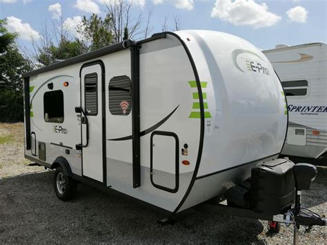 With a gaucho 74 couch that turns into a very comfortable bed. SOLD 2019 Flagstaff E-Pro 19FBS Lightweight Travel Trailer