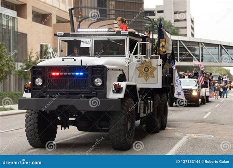 The American Heroes Parade Editorial Stock Image Image Of Truck