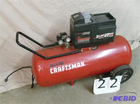 Craftsman 25 Gallon Air Compressor 35h Tools Contractor