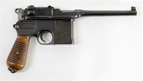 Commercial Mauser C96 9mm Pistol Ct Firearms Auction