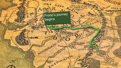 Lotr Frodos Journey Youtube