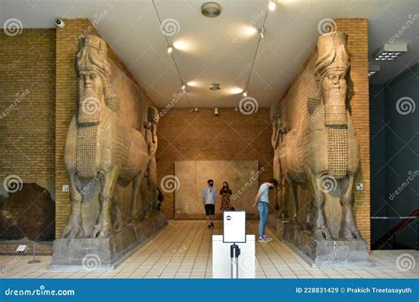 Assyrian Exhibition In British Museum London UK One Of The World S