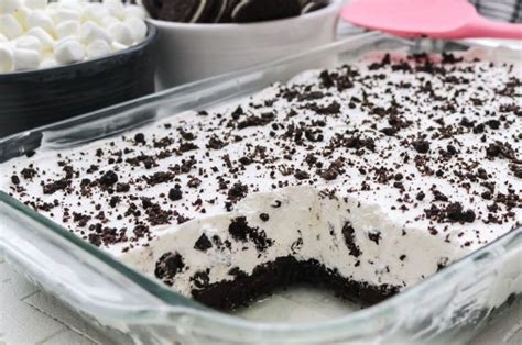 No Bake Oreo Dessert Recipe Oreo Dessert Desserts Sweet Cookies