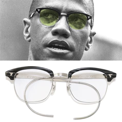 vintage 1960 s american optical malcolm x sirmont eyeglasses grayish black metallic ｜ ビンテージ