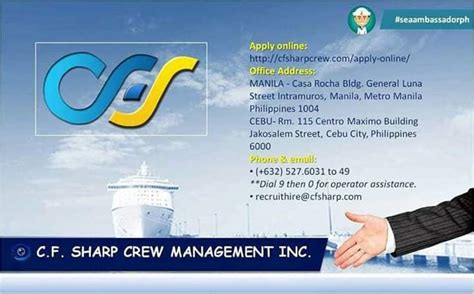 Cf Sharp Crew Management Inc Ph