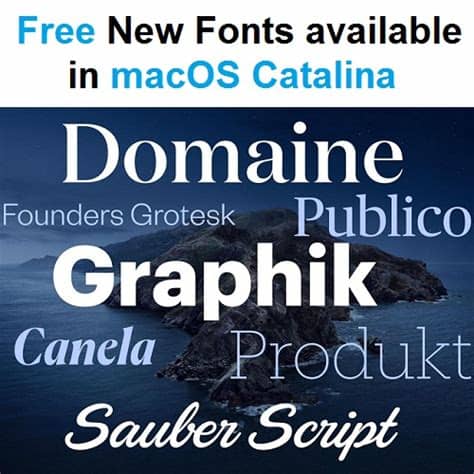 Download and install free modern fonts of the best quality from free fonts and use on your own personal and business related design purposes. How To Install Free New Mac Fonts In macOS Catalina