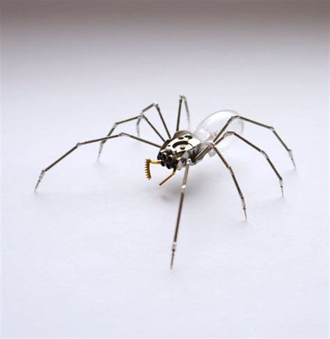 Spider Sculpture No 41 Recycled Watch Parts Clockwork Arachnid Etsy