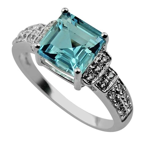 December Month Blue Topaz Birthstone Ring At Rs 39767pieces नीली