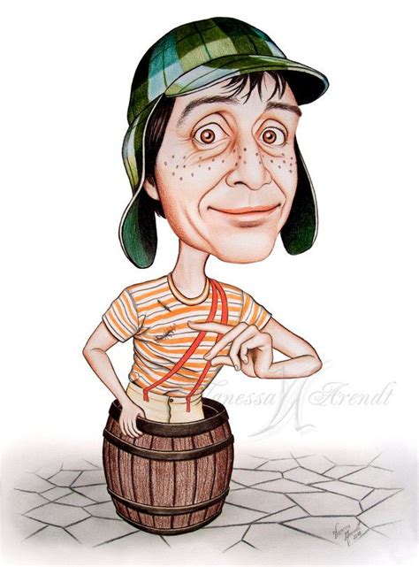 Caricature Of El Chavo Del Ocho By Vanessa Arendt Caricature