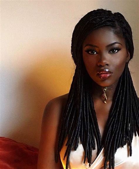 Black Women Dreadlocks Black Girl Dark Skin Black People On Stylevore