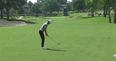 Joaquin Niemann 2nd Shot Of The 15th Hole In The 2022 Pga Championship Round 2 Pga Championship
