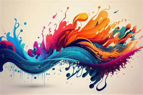 Vibrant And Abstract Wallpaper With A Hyper Colorful Design Generated