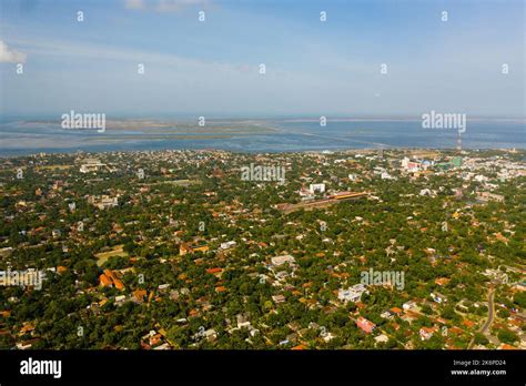 Aerial View Of The Town Of Jaffna The Capital Of The North Of Sri