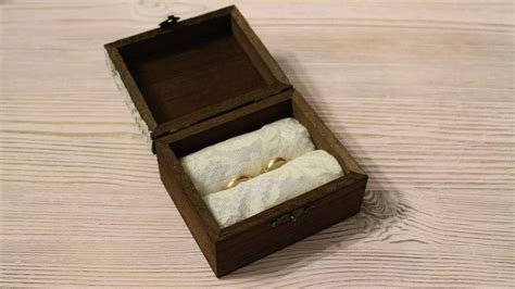 How To Make A Box For Wedding Rings Diy Crafts Tutorial