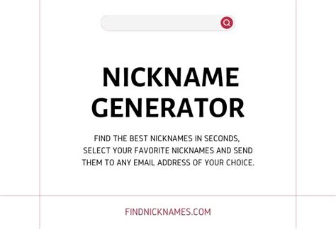 Nickname Generator — Find The Perfect Nickname In Seconds