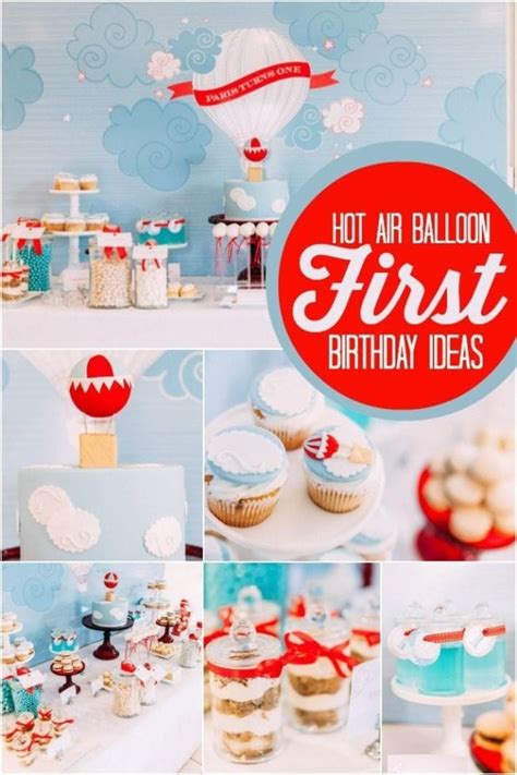 A Vintage Hot Air Balloon Party Spaceships And Laser Beams