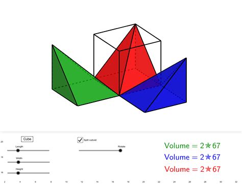 Volume Of A Pyramid Geogebra