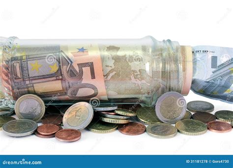 Moedas E C Dulas Do Euro Foto De Stock Imagem De Banking