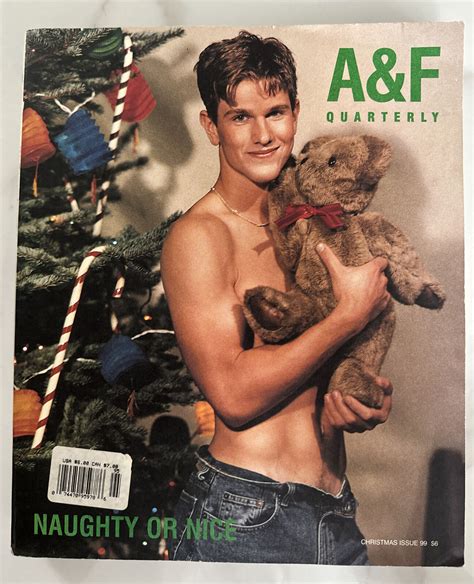abercrombie and fitch aandf 1999 quarterly catalog naughty nice christmas issue ebay