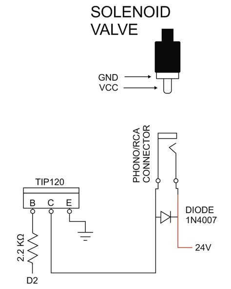 Controlling A Solenoid Valve From An Arduino Updated Martyn Currey