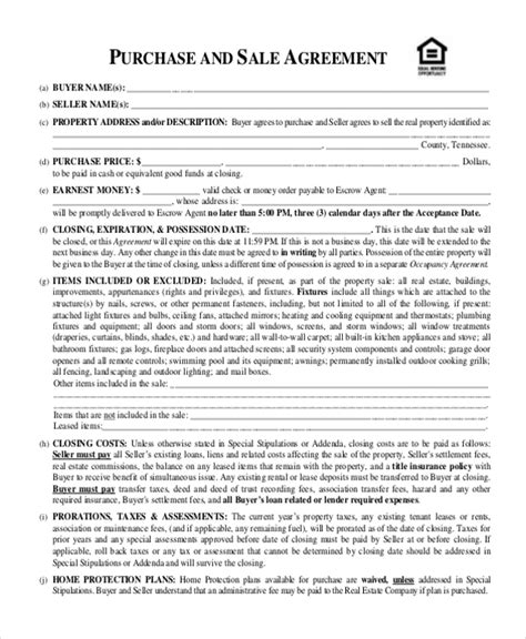 This business sale agreement template can be used as a binding document to govern the sale of a business to a new owner. FREE 11+ Sample Purchase and Sale Agreement Forms in PDF ...