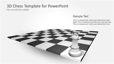 D Man Characters Chess Powerpoint Template Slidemodel My Xxx Hot Girl