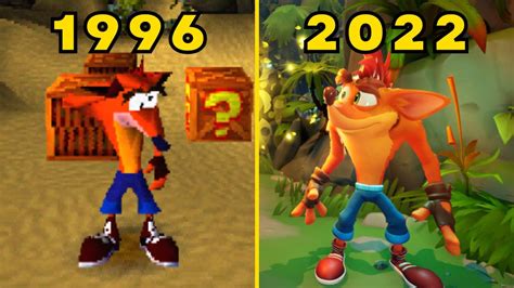 Evolution Of Crash Bandicoot Games 1996 2022 Youtube