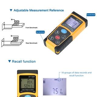 Laser Meteran Distance Meter Alat Ukur Jarak Meteran Digital LCD 40 100