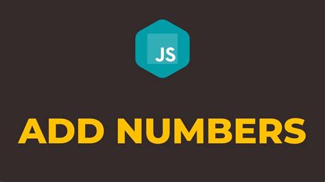 How To Add Two Numbers In Javascript Using Textbox