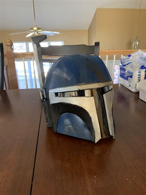 I Made My Own Mandalorian Helmet From Scratch Its Far From Perfect