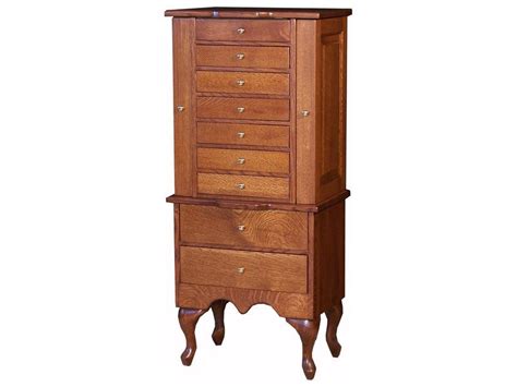 Queen Anne Style Jewelry Armoire Weaver Furniture Sales